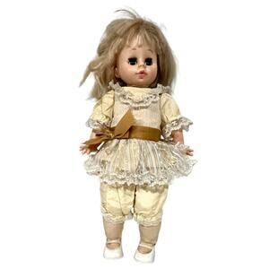 Vintage Eugene Doll 18" 1978 Girl Outfit Original Open Close Eyes